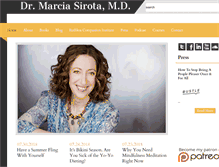 Tablet Screenshot of marciasirotamd.com